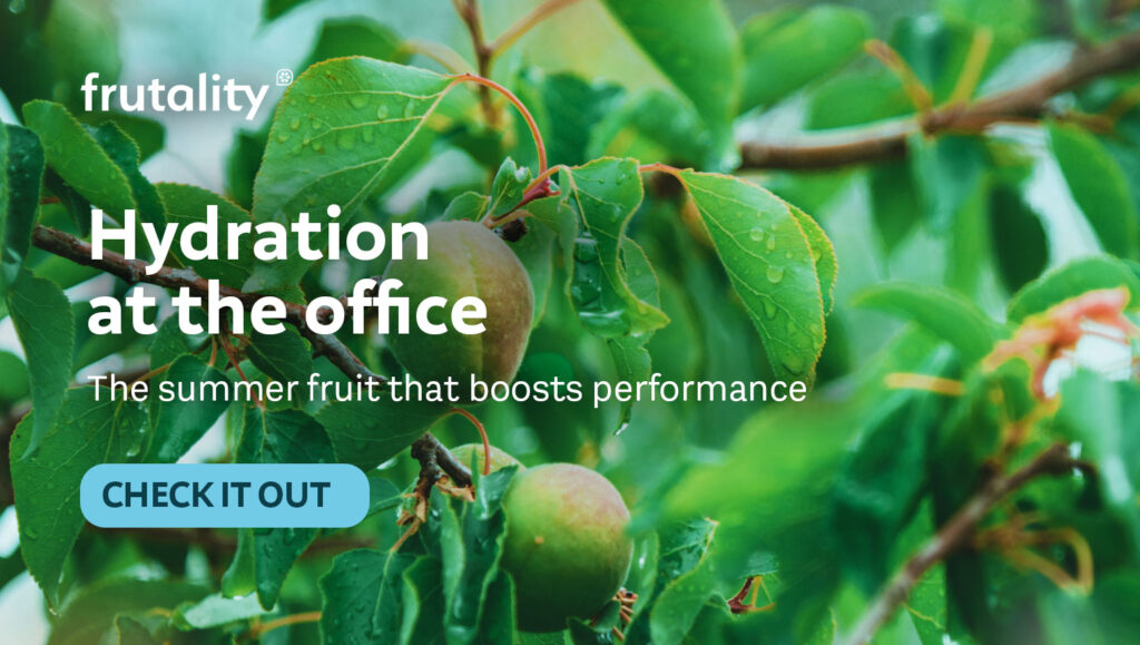 Hydration at the office: the summer fruits that boosts performance
