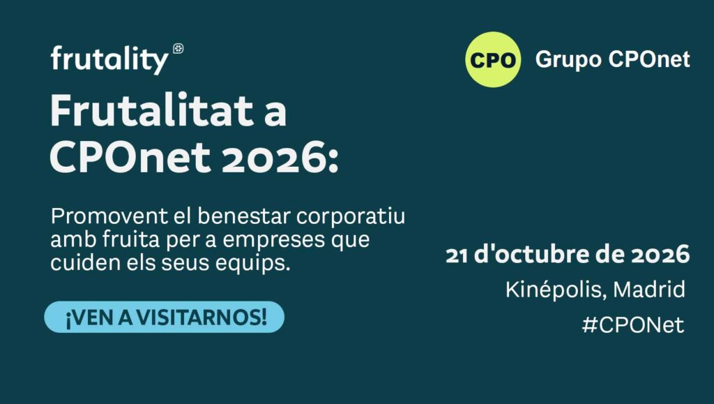 Frutality al CPOnet 2026: fruita per a empreses que cuida els equips