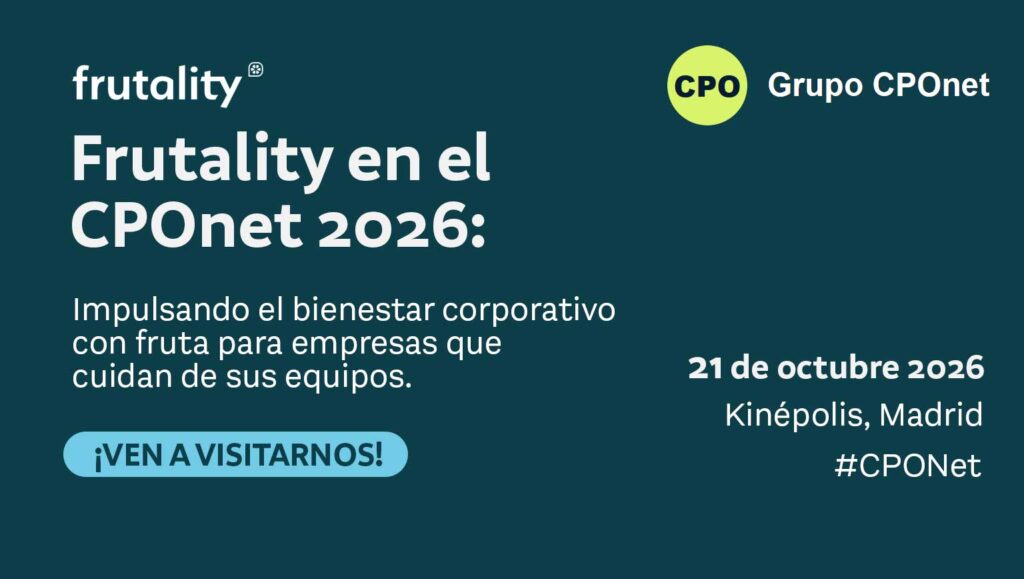 Frutality en el CPOnet 2026: fruta para empresas que cuida a los equipos